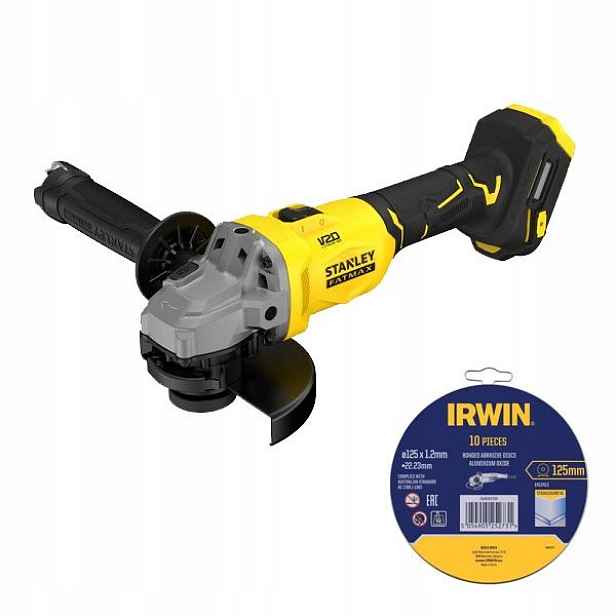úhlová bruska 125 mm, 18 V, Fatmax Stanley [SFMCG710B-XJ-IW8082106]