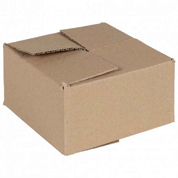 vidaXL Skládací box s úložištěm 50 ks Přírodní 15 x 15 x 8 cm Lepenka