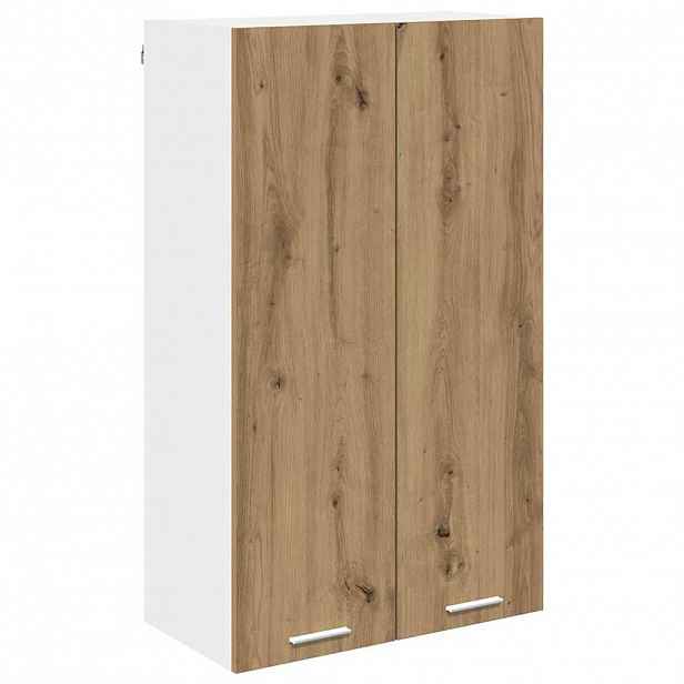 vidaXL Závěsná skříňka Artisanový dub 60 x 31 x 100 cm