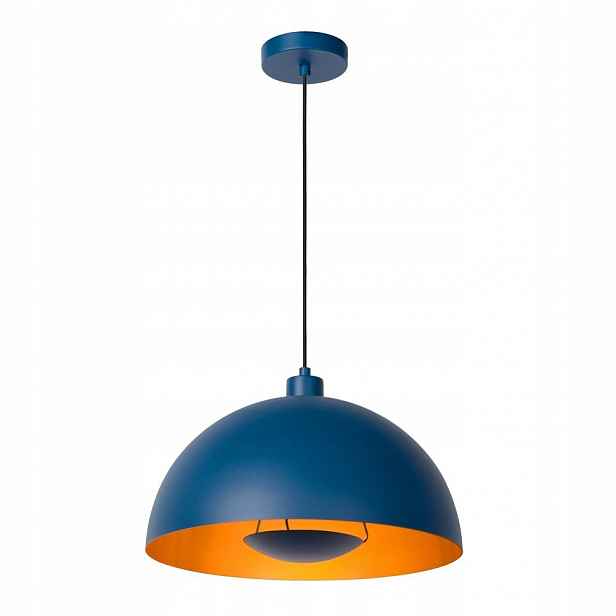 Závěsná lampa modrá Siemon moderní nad jídelní stůl 01/35/Lucide