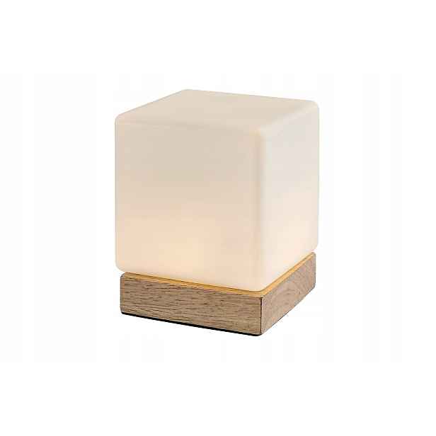 Dekorativní stolní lampička minimalistická buková Led 1.2W Pirit 76003 Rabalux