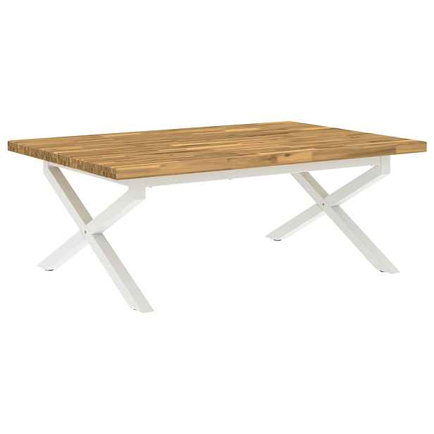 vidaXL Čtvercový jídelní stůl 120 x 90 x 75 cm Masivní akátové dřevo