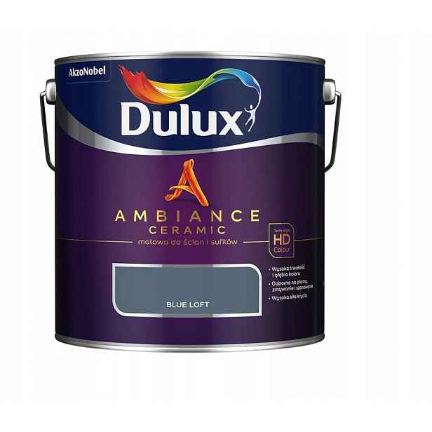 Ambiance Ceramic Industrial Modrá Loft 2,5L Dulux