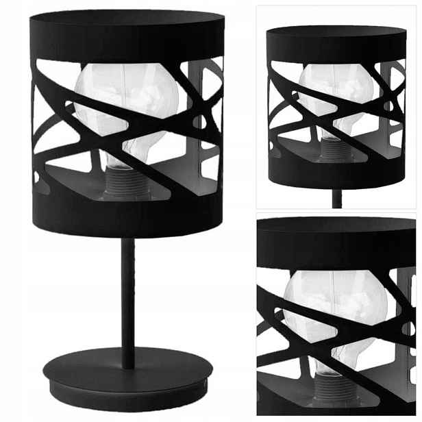 Černá lampa Modul Frez moderní k psacímu stolu, inspirující atmosféra Sigma