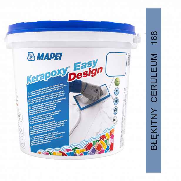 Epoxidová spárovací hmota Mapei Kerapoxy Easy Design 3kg barva 168 modrá ceruleum