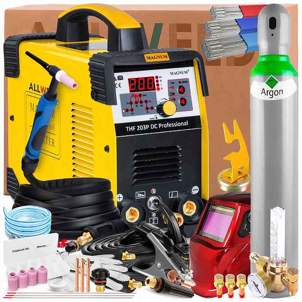 Invertorová Svářečka S Invertorem Magnum Thf 203P Tig DC Hf 230V Puls Mma 2T/4T