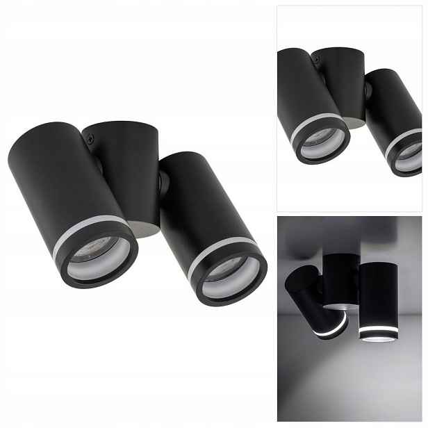 Lampa reflektorová Jet černá, útulná atmosféra v pracovně Tk Lighting