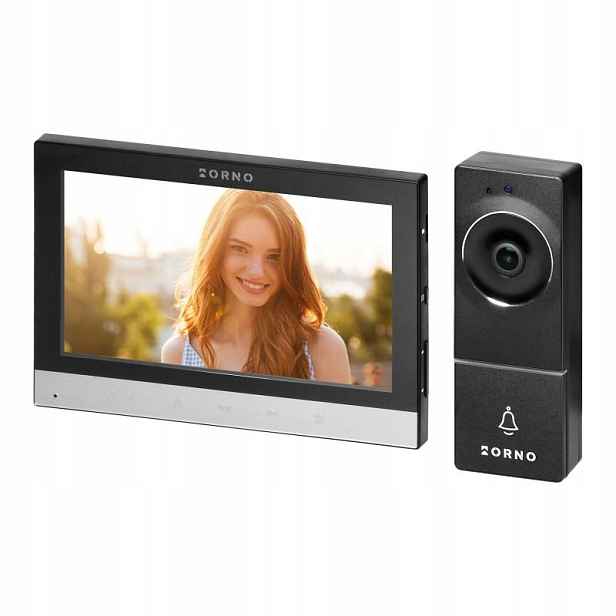 Sada videotelefonů Alerto, dotykový displej 7", černá