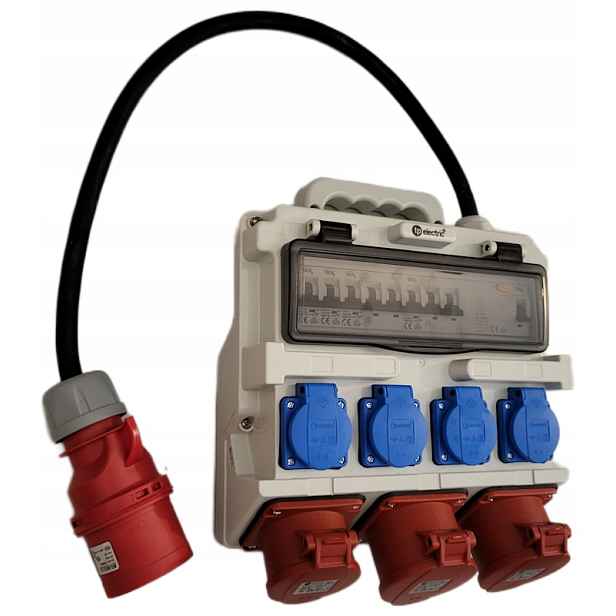 Stavební rozvaděč s kabelem 32A přenosný Rbs N1632WRP 230V 16 2x32A