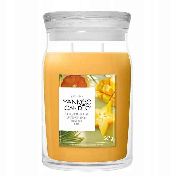 Velká svíčka Signature Starfruit & Sunshine Yankee Candle