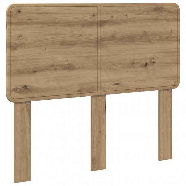 vidaXL Čelo postele Artisanový dub Kompozitní dřevo