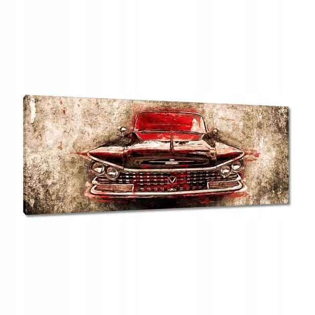 Obrazy 100x40 Červený Buick