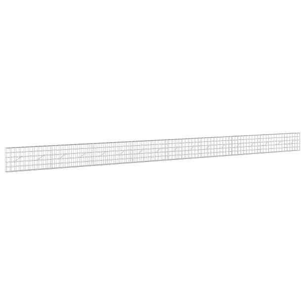vidaXL Gabion s drátem 5 mm a síťkou 10x10 cm 850x10x50 cm