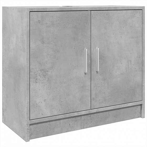 vidaXL Skříňka pod umyvadlo betonově šedá 63x29x55 cm kompozitní dřevo
