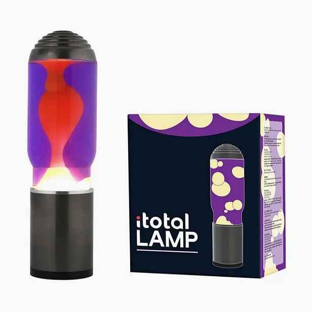 Lávová lampa magma Lava Lawa lampička XL2192 Fialová Červená s difuzorem