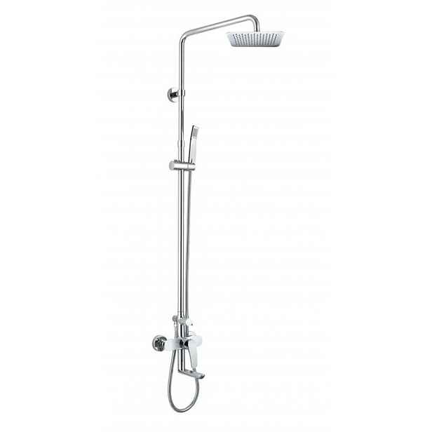 Mereo Eve - Sprchový set s vanovou baterií, 20x20 cm, chrom CBE60101SDE