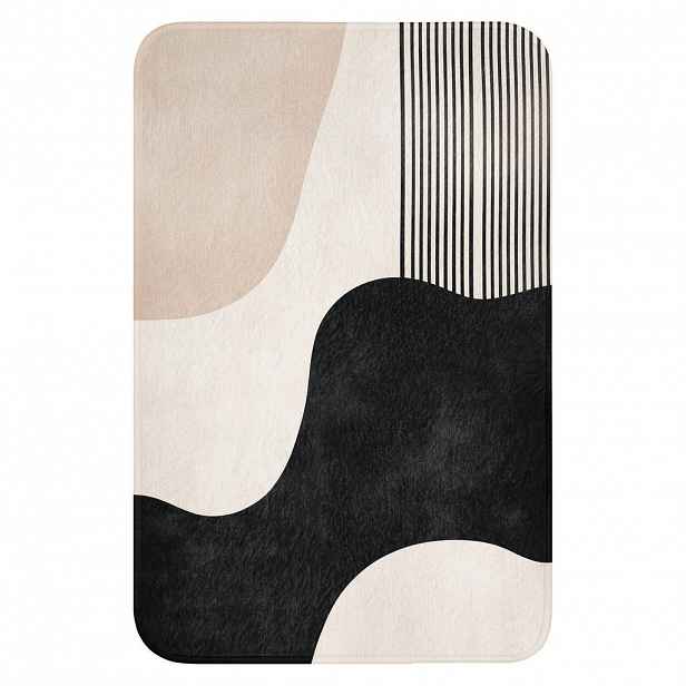 OnlyWow WC PŘEDLOŽKA Abstraktní - Japonské - Béžové - Moderní 40x60 cm