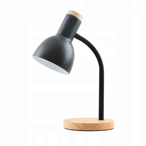 Senza, Stylová černá stojací lampa, stolní, stolní, E27
