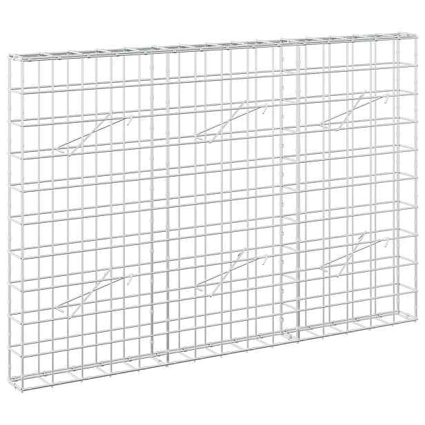 vidaXL Gabion s drátem 5 mm a síťkou 10x10 cm 150x10x100 cm