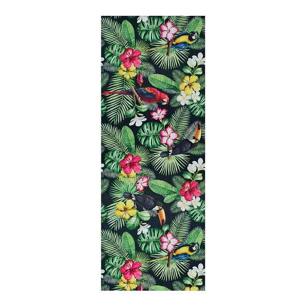 Zelený koberec běhoun 52x100 cm Sprinty Tropical – Universal