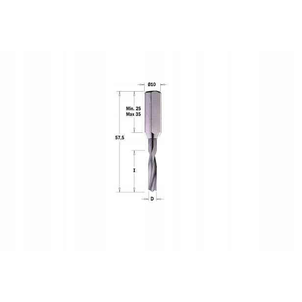 Cmt 310.100.22 Vrták Np Hwm D=10x22 L=57,5 S=10x25 Rh Xtreme-hwm