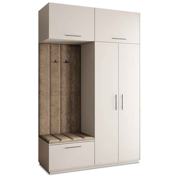 MASSENO MODERNÍ PŘEDSÍŇOVÁ SESTAVA REMA, 150/240/60 cm, kašmírová