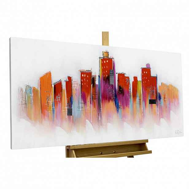KUNSTLOFT OLEJOMALBA 120/60 cm, Město a architektura