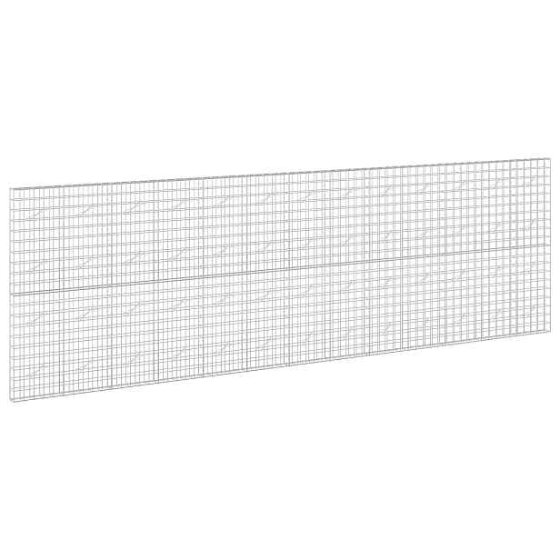 vidaXL Gabion s drátem 5 mm a síťkou 10x10 cm 650x10x200 cm