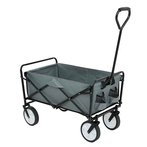 Ak furniture Zahradní vozík TYRS 145L šedý