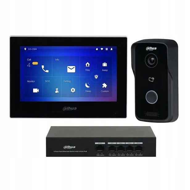 Ip videodomofon 1-rodinný, Hd, PoE, Villa Dahua KTP03