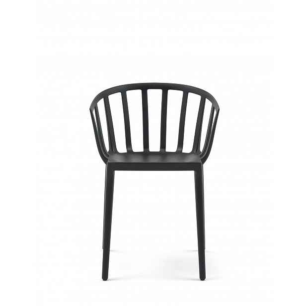 Jídelní židle Venice, matná černá - Kartell
