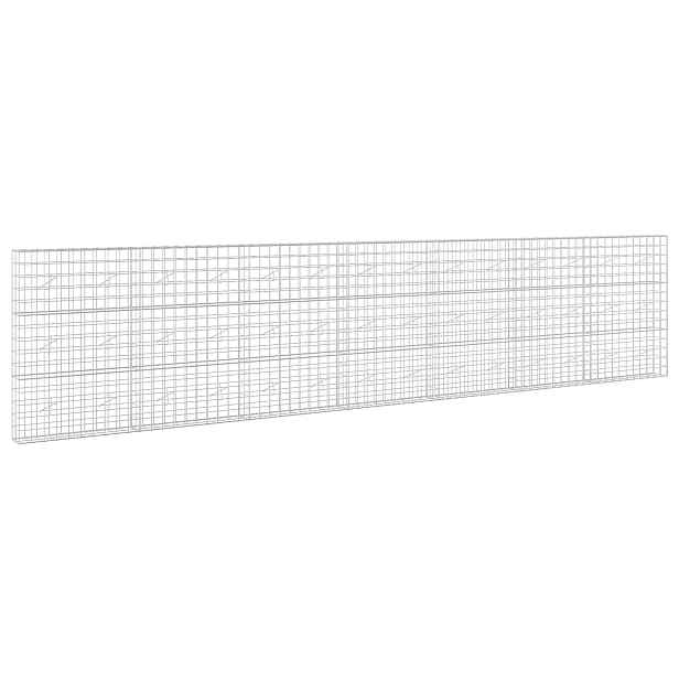 vidaXL Gabion s drátem 5 mm a síťkou 10x10 cm 700x20x150 cm