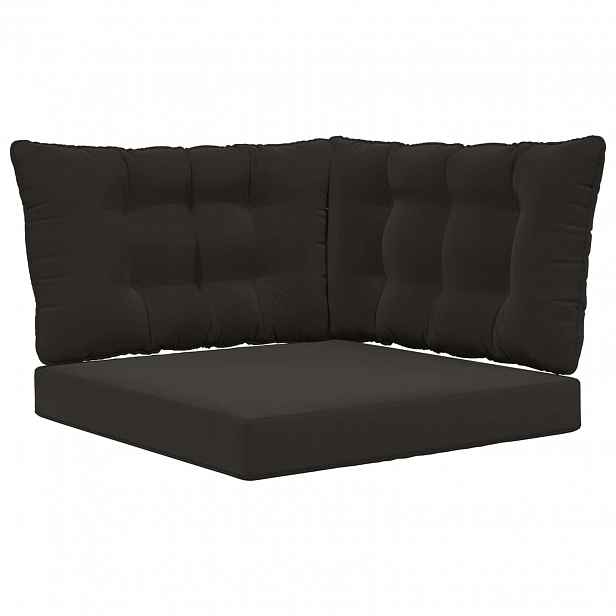 vidaXL Venkovní polštář na pohovku Polyester Černá 68,5 x 68,5 cm