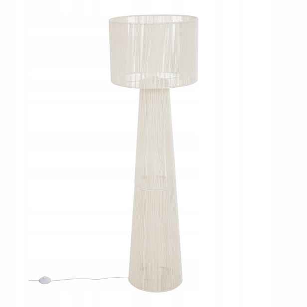 Podlahová Lampa Ø 45 X 145 CM Nerezová Ocel Závit E27
