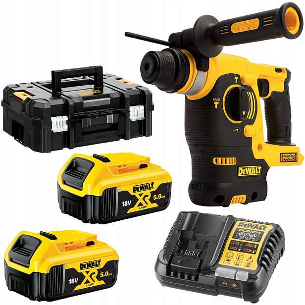 Akumulátorová vrtací kladivo Sds+, 18V, 2.1J, 2x5Ah DeWALT DCH253P2