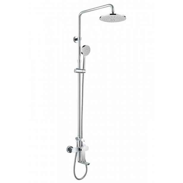 Mereo - Sprchový set s vanovou baterií, průměr 22 cm, chrom CBE60101SAM