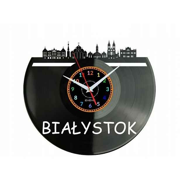 Bělostok Město Polsko Nápad na Dárek Nástěnná Dekorace z vinylové desky