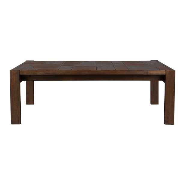 Konferenční stolek z masivního dřeva v tmavě přírodní barvě 60x120 cm Bruneau – Dutchbone