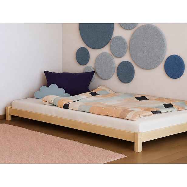 Kulatý čalouněný panel na zeď VELUR Zvolte barvu: Tmavě modrá, Zvolte rozměr: ø 40 cm, Uchycení na zeď: Bez uchycení (možnost použití lepidla)