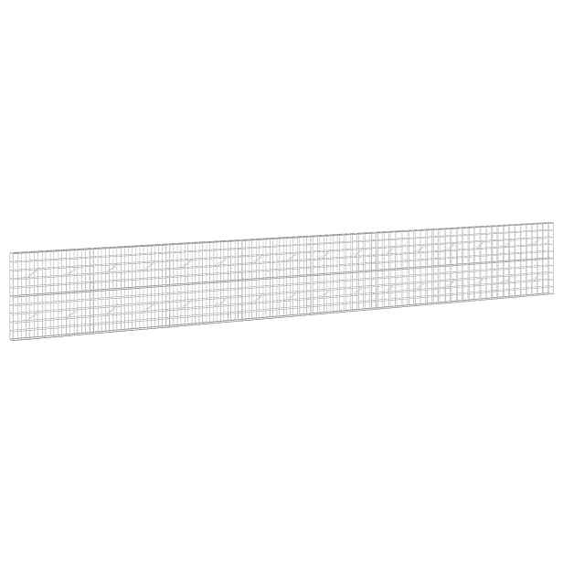 vidaXL Gabion s drátem 5 mm a síťkou 10x10 cm 800x10x100 cm