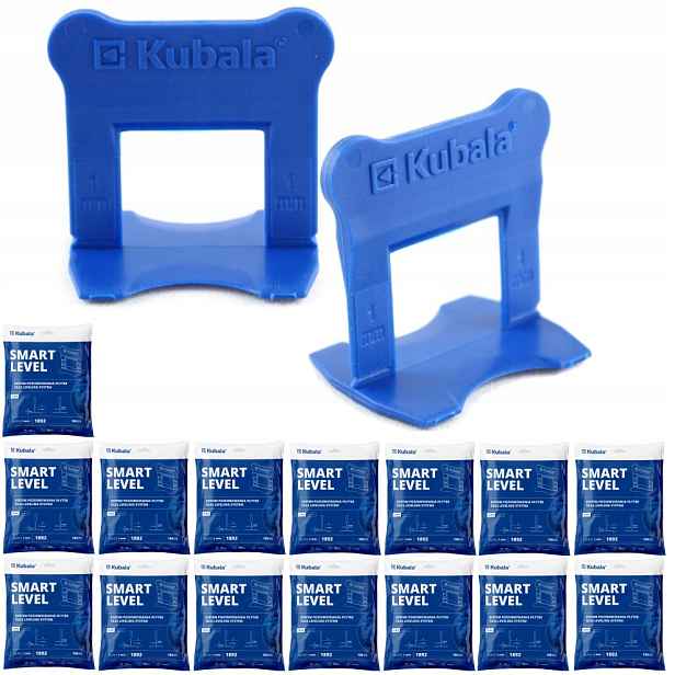Kubala Smart Level Klipsy Pro Vyrovnávání Dlaždic 1 MM Sada 1500 Kusů