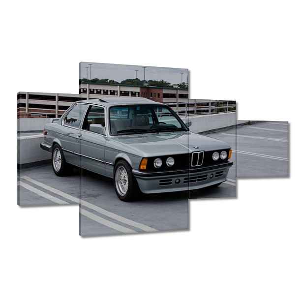 Obrazy 130x80 Šedé Bmw E30