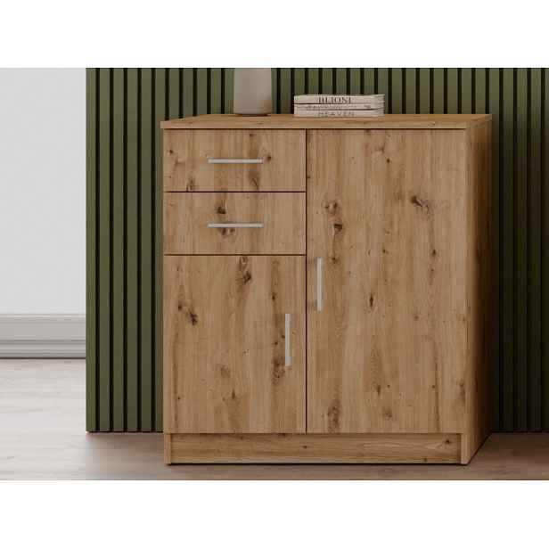 Komoda Universal, 79 cm, dub artisan