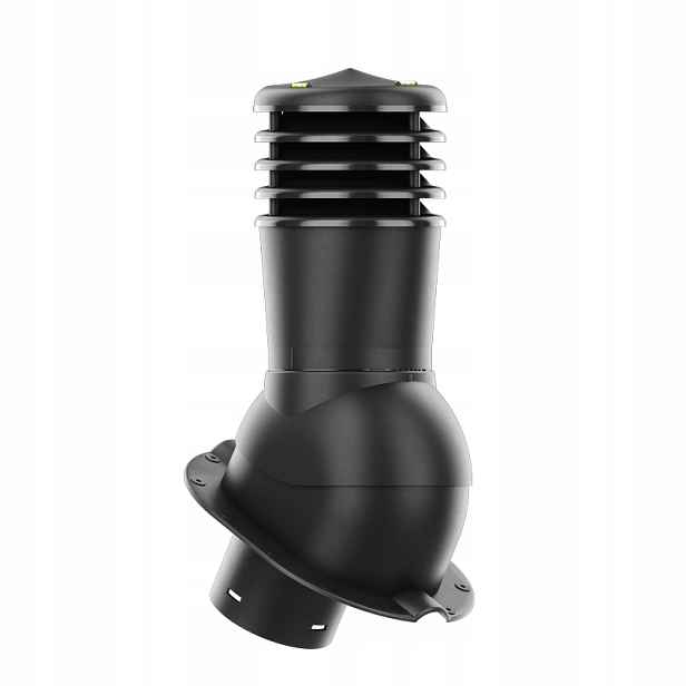 Větrací komín Smartline profil M fi 150 mm nezateplený černý