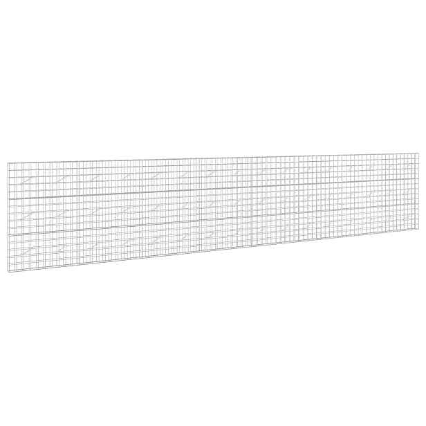 vidaXL Gabion s drátem 5 mm a síťkou 10x10 cm 800x10x150 cm