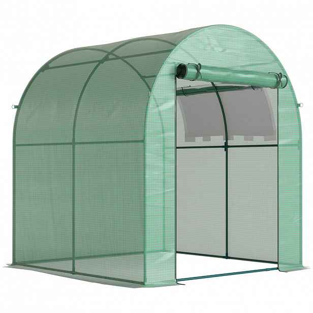 Outsunny SKLENÍK, 180L x 180Š x 200V cm