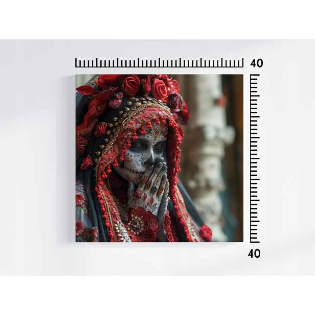 Obraz Na Plátně Canvas Maska Dia De Los Muertos Mexiko Svátek 50x50