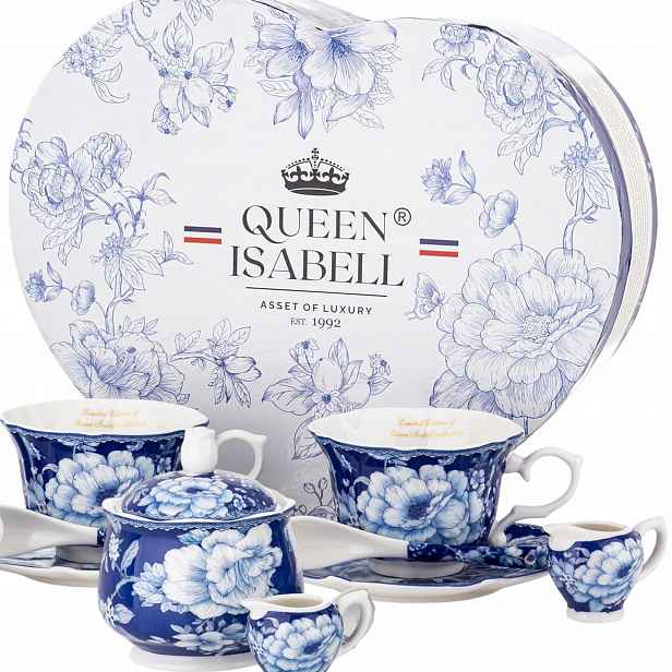 Sada šálků Pro Dva Šálky Cukřenka Porcelán