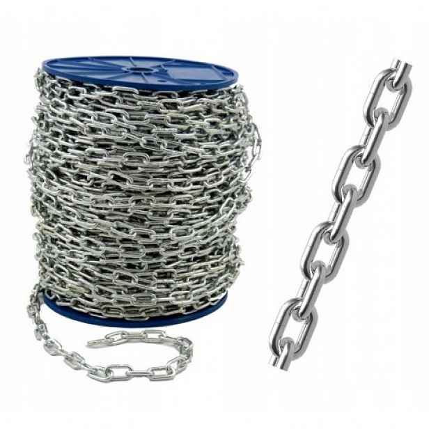Hospodářský řetěz D1 Din 5685A 6 mm – role 30 m.