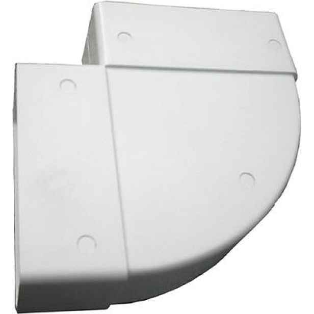 PVC horizontální plochý ohyb 90° 110x55